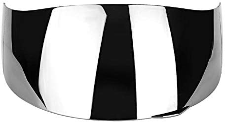 Helmlinsenvisier, Motorrad-Windschutzscheibe, Anti-Beschlag-Beschichtung, kratzfestes Visier, geeignet für AGV K1 K3 SV K5 K5-S(Silber)