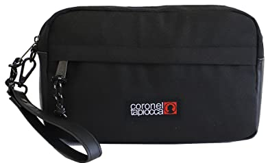 CORONEL TAPIOCCA Handgelenk Herren Handgelenktasche Dokumententasche Herrentasche Handgelenktasche Herrenhandtasche Herren Tasche Peter Schwarz