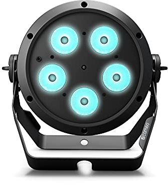 Cameo ROOT PAR BATTERY - 5 x 4 W Batteriebetriebener RGBW LED-PAR-Scheinwerfer, schwarz
