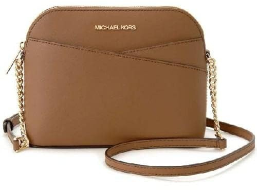 Michael Kors Jet Set Sac à main en cuir avec bandoulière - Taille M, Bagage