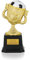 Zelaro Pokal mit Gravur Wunschtext | Fußball Pokal | Pokale Kindergeburtstag | Pokal Lustig als Geschenk für Kinder, Frauen und Männer | Wanderpokal für Fußball | Fussball Mini Pokal Gold (Gold)