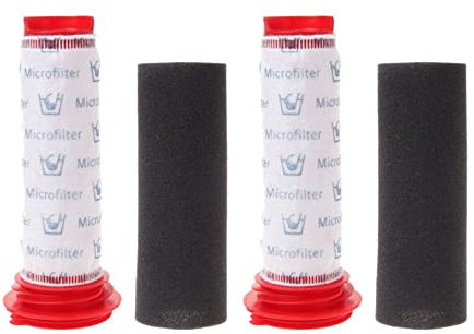 SUPENG Schaumstoff-Stabfilter kompatibel mit Bosch BCH6 754176 754175 Athlet Akku-Staubsauger Ersatzteile Ersatzzubehör
