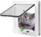 Puerta para Gatos, Puerta para Mascotas, Puerta para Gatos, Puerta para Mascotas, Puerta de Gato, Puerta para Mascotas, fácil de Instalar, Solapa para Gato, Gatito 19,8 x 19 x 5,5 cm