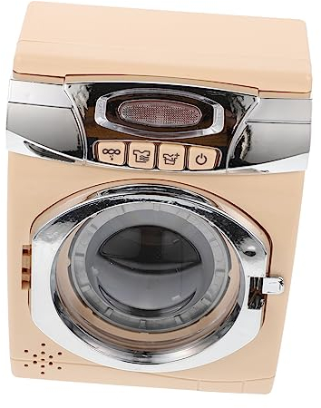 TOYANDONA S Washing Machine Ornament Play House Toy Mini Wash Machine Toy Bright Colors for Boys and Girls