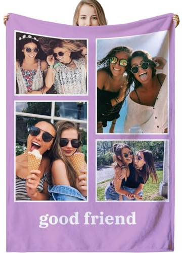 Personalisierte Decke,Decke mit Foto Personalisiert Decke mit Foto, Fotodecke mit Eigenem Foto,Kuscheldecke mit Foto,Decke Selbst Gestalten Foto,Personalisierte Geschenke fur Freundin,Mama,Papa