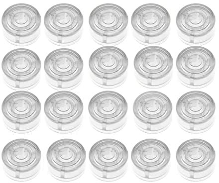 NISHZHU 20PCS/Set Effektpedal-Schutzkappen Gitarren-Effektpedal-Fußschalter-Aufsätze Fußnagel-Schutzkappe für Gitarren-Effektpedal-Schutzkappe