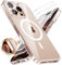 JUESHITUO for iPhone 16 Pro Case with Camera Control Button Covered, Not-Yellowing, Fit for Magsafe, with 2 Screen Protectors, Military Grade Protection Shockproof Women Men Phone Cover, Clear