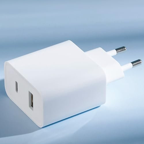 Xiaomi Charging Combo 33W Type-A - Enchufe Cargador USB-C | Cabezal Cargador para Todos los Móviles | Cargador Universal de Carga Rápida de 33W | Color Blanco