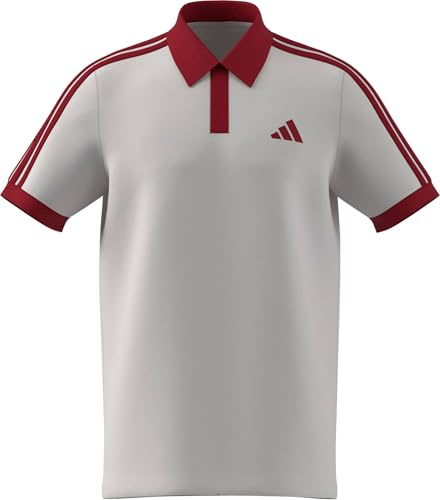 adidas Men's Tennis Classics Polo Shirt, Chalk White, S