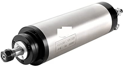 Kit de Moteur de Broche CNC, 1.5kw refroidi à l'eau broche 1500W 65mm 24000 tr/min 400HZ refroidissement par eau CNC moteur de broche for CNC routeur à bois fraiseuses