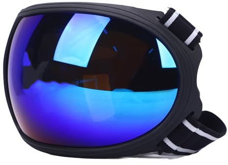 Sonew Winddichte Pferderennbrille – Schützende Sport-Sonnenbrille für Pferde mit Riemen und Weicher Schwamm-Passform