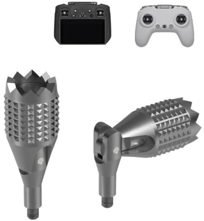 IJYHZKE Faltbarer Controller-Joystick für DJI FPV/FPV2/FPV3/RC PRO | Mavic 3, Mavic 3 Pro, Mini 3 Pro Drohnen-Controller, einziehbare Aluminiumlegierung, Daumenstäbchen-Ersatz