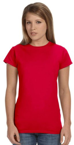 Gildan Ladies Soft Style Short Sleeve T-Shirt (XL) (Red)