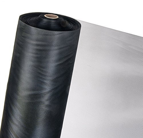 Moustiquaire 1,5 m²; Filet de protection contre les insectes Filet (au mètre) (noir, 150 cm de largeur)