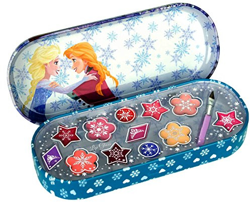 Markwins Disney Frozen/Die Eiskönigin/My Sister, My Hero/Geschenk-Set, Beauty-Dose plus 12 Lipgloss Schminke - für Kinder, 1er Pack (1 x 1 Stück)