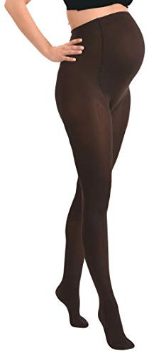 MAMSY Damen Maternity Opaque 60den Tights, Braun, L EU
