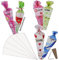 alles-meine.de GmbH Bastelset - Schultüte 85 cm - incl. Namen - Creapop Folie selbstklebend/Zuckertüte zum Basteln Rohling - mit Holzspitze/Schulanfang Deko - Mädchen & Junge..