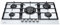 Millar - GH9051TW - Piano cottura in vetro temprato con 5 fornelli a gas, bianco, 90 cm