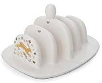 Cooksmart British Designed Toast Rack | Toast Holder Perfect for Breakfast | Suitable for All Kitchens – Woodland Finish