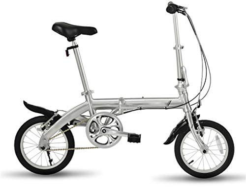 TYXTYX 14 Zoll Klapprad Faltrad Leichte Klappfahrrad Folding Bike, Scheibenbremse Erwachsene Ultraleicht Tragbares Fahrrad Männer und Erwachsene Kleines Fahrrad
