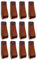 Brute Strength - Ledergriffe für Möbel - Cognac - 24 Stück - 16,5 x 2,5 cm - Schrankgriff, Türgriff für Küche, Bad, Schränke, Kommode, Holz
