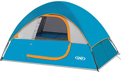 Camping Tent 2 Person, Waterproof Windproof Tent with Rainfly Easy Set up-Portable Dome Tents for Camping