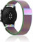 Niboow 20mm Bracelet Compatible avec Huawei Watch GT 3 Pro 43mm/Watch GT 3 42mm/Watch GT 2 42mm/Watch 2, Inoxydable Metal Mesh Magnétique Sangle pour Honor Magic Watch 2 42mm - Arcenciel