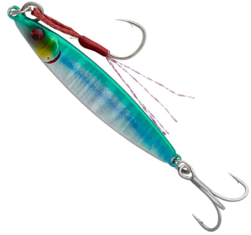 Savage Gear Meeresköder zum Jiggen auf Makrelen, Seebrassen & andere Meeresfische 4cm 12g Flatline TG, Farbe:UV Sayoris