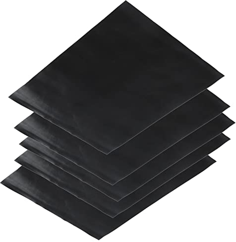 Ofeneinlagen, 5er-Pack Antihaft-Ofenmatte, Spülmaschinenfeste Ofeneinlagen für Den Boden Des Ofens, Leicht zu Reinigende Fiberglas-Backmatte für Elektrische Gasöfen, Mikrowellengrills, 19,7 x 15,7