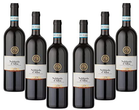 ARIONE | Vino Rosso Nebbiolo d'Alba DOC, Annata 2023, Confezione da 6 Bottiglie da 750 ml