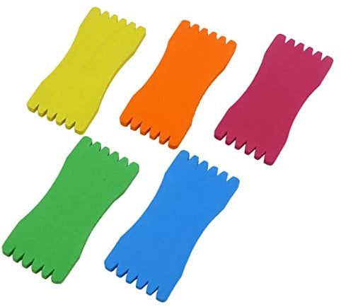 INOOMP 20pc Sheet Fishing Accessories Retainer Holder Fishing Tool Snelled Hook Keeper Fishing Leader Line Organizer Carp Lure Trace Wire Leader Fishing Tackle Fishing Gear Fishing Spool