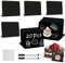 Buffet Schilder 20 Stück Mini Kreidetafel Kunststoff tafeln Kleine Tafeln zum Beschriften Abwischbare Tafeln mit 2 Kreide für Hochzeit Party Gastronomie Namensschilder 7.5 x 10cm Schwarz