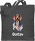Baumwolltasche - Hunde - Dackel - Hundebesitzern Geschenk - Unisize - Dunkelgrau - tasche geschenke für hundefans hundebesitzer dachshund jutetasche faltbare einkaufstasche hund hundemotiv