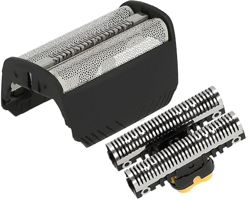vhbw Kombi-Pack Scherteil kompatibel mit Braun 7511, 7514, 7505, 7510, 7515, 7516, 7520 Elektrorasierer, Folie + Messerblock, schwarz