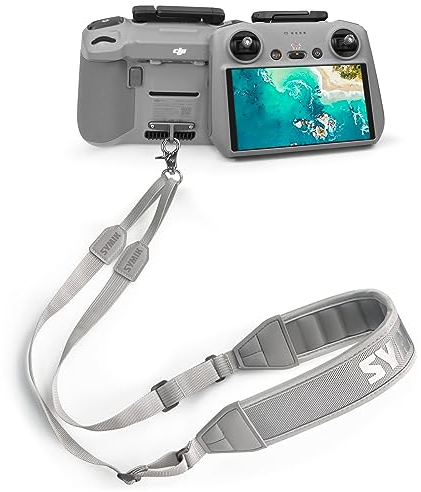 SYMIK RC 2 Gurt, Umhängeband und Aluminium-Halterung Combo für DJI RC 2 Controller, Weiches Verstellbares Nylon Schultergurt, Kompatibel mit DJI Mini 4 Pro/Air 3S/Air 3 mit RC2 Fernbedienung Zubehörr