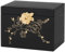 Enthralite Jewellery Box with Lock for Girls: Jewellery Organiser for Dresser - 3-Drawer Earrings Storage Girls Women Gift (Black)