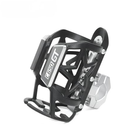 ZNCOJL Motorrad Flaschenhalter Für C650GT C 650 GT Motorrad Getränke Wasser Trinken Stoßstange Gadgets Tasse Flasche Rack Aluminium Legierung Montiert Halter Zubehör(3)
