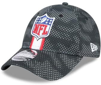 New Era NFL Shield NFL 2024 Sideline Schwarz Verstellbare 9Forty Stretch Snapback Cap - One-Size