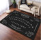 QMETOS Ouija Brett Teppich Für Wohnzimmer Wohnkultur Sofa Tischbereich Teppiche Schlafzimmer Nachttisch Fußpolster Bodenmatte Hexerei Supplie 50X80Cm