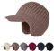 Ankepw Joyhnny Cozy Head Beanie,Joyhnny Cozyhead Beanie,Wintermütze mit Ohrenklappen und Krempe,warme Strickmütze mit Ohrenschutz für Herren (E)