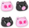 PlayVital Thumbs Cushion Caps Thumb Grip Caps for Nintendo Switch & Lite & OLED, Joystick Caps Thumbstick Grips for Joycon - PP & VV the kitten
