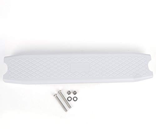 Swimmingpool -Plastik -Anti -Schlupf -Leitern Schritt Ersatz Pedalzubehör Weiß großer haltbarer Safe Einfach für Pool Spa Heiße Feder Kunststoff Weiß 49 x 10 cm