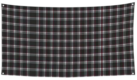 Old Plaid Checkered Printing Halloween Hanging Banner Decorations Party Supplies For Family Gatherings, Fits Boats Gardens