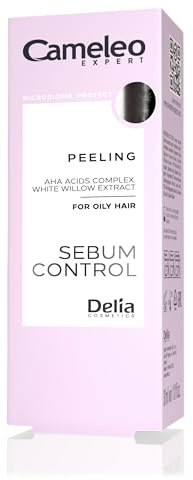 Cameleo Expert – Sebum Control – Kopfhaut-Peeling – Reinigt tiefenwirksam, reguliert Sebum, bereitet die Kopfhaut auf Pflege vor – AHA-Komplex & Weißweidenextrakt – 300 ml