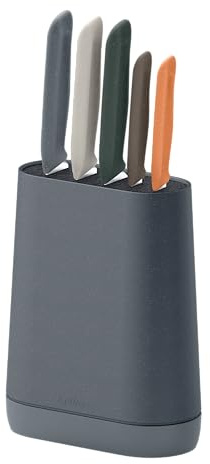 Zyliss Messerblock mit Messer, scharfes Messerset mit Block, 6-Teiliges | Japanischer Edelstahl, Rutschfester Boden, Enthält Kochmesser, Schälmesser, Brotmesser, Sharfes Küchenmesser Set