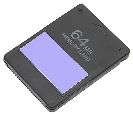 Jenivaint Tarjeta de Memoria McBoot Gratuita FMCB, Almacenamiento de Juegos Retro Plug and Play de 64MB para Slim, con Material ABS de