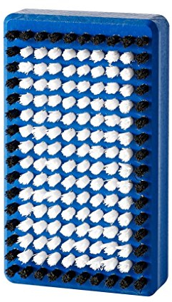 Holmenkol Unisex – Erwachsene Nylon Bürste, Blau/Weiß, Einheitsgröße