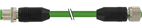 M12 Stecker 0° / M12 Buchse 0° geschirmt Cube67