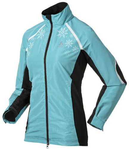 Odlo Damen Skijacke Relax, ceramic - black - crystal print, XL, 611741