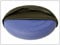 Sani-Alt Ballsitzkissen Sitzkissen Kissen Blau inkl. Pumpe und Bezug Ø 36cm,Suedine, schwarz